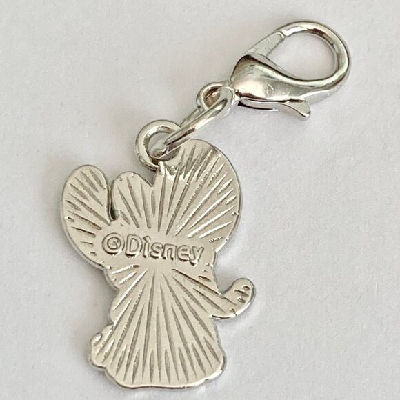 Vintage Disney Lilo & Stitch Angel Clip On Charm Purse Bag Zipper Pull Signed - Picture 9 of 10